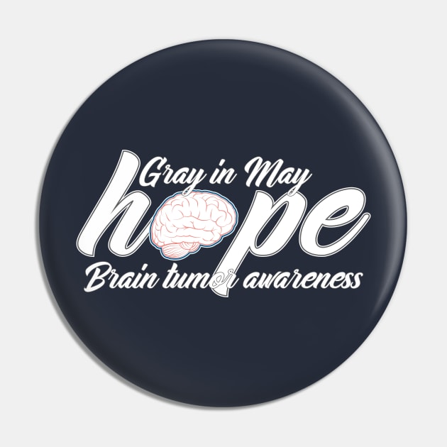 Grey in May Hope Pin by Neuro Endurance Sports Foundation