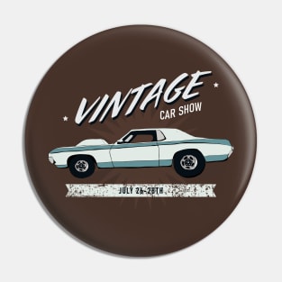 Vintage Car Show Pin