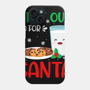 I Put Out For Santa Christmas Cookie Milk Phone Case