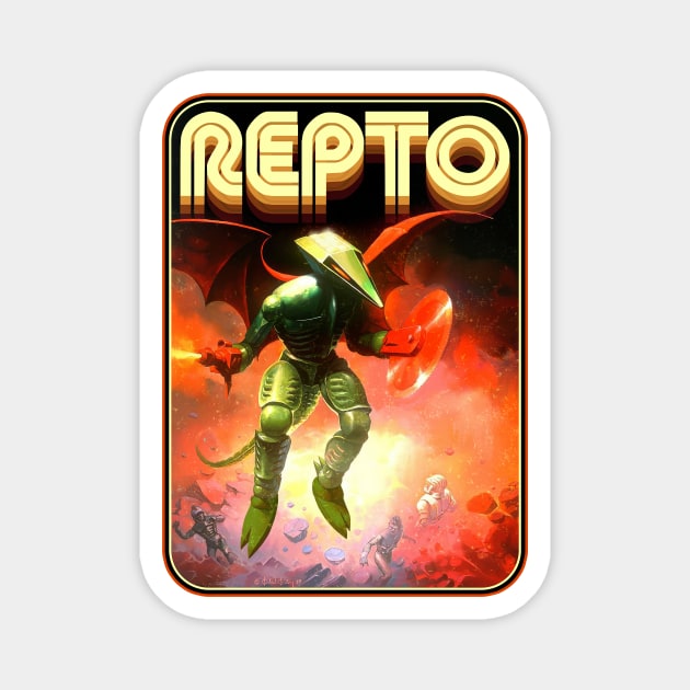 Repto! Magnet by Doc Multiverse Designs