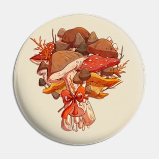 Mushroom Bouquet Pin