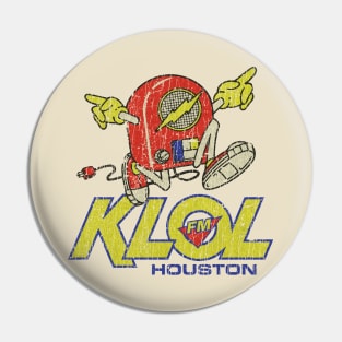 KLOL FM Houston 1970 Pin