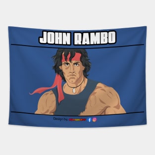 John Rambo4 Tapestry