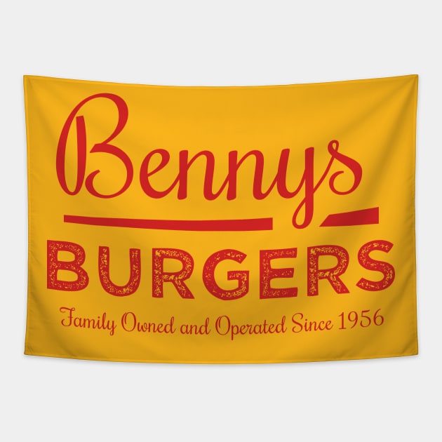 Benny's Burgers Tapestry by TeeOurGuest