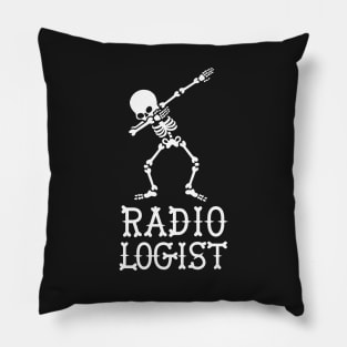 Dab dabbing skeleton radiologist Pillow