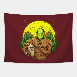 Squatchy Disguise Tapestry