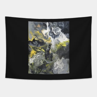 Benjamin Logan - Yellow, Black, White :: Patterns and Textures Tapestry