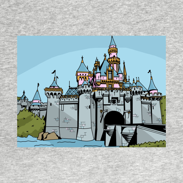 Discover Castle on Main: Rope Drop - Disneyland - T-Shirt