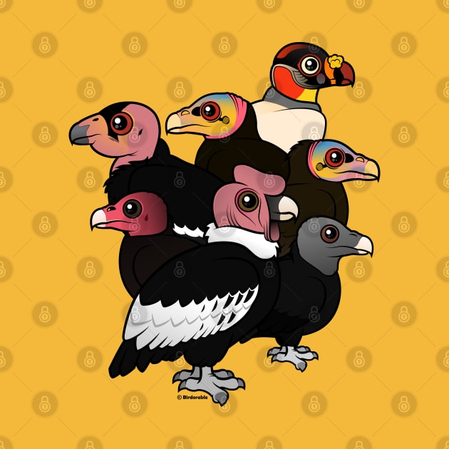 Birdorable Vultures of the New World by birdorable