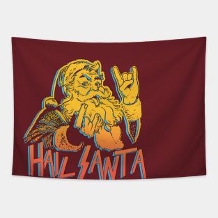 Hail Santa Retro Tapestry