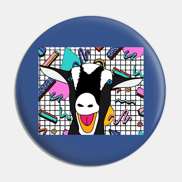 Colorful Patrols Funny Goats Pin by flofin