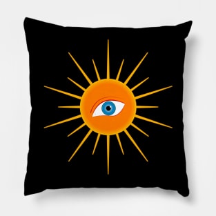 eye of the sun Pillow