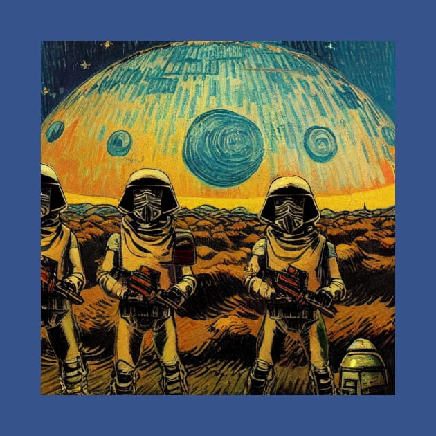 Starry Night in Mos Eisley Tatooine by Grassroots Green