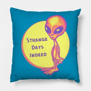 Strange Days Indeed Pillow