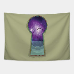 Unlock me keyhole Tapestry