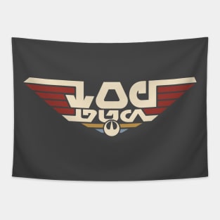 Top Gun wings in aurebesh Tapestry