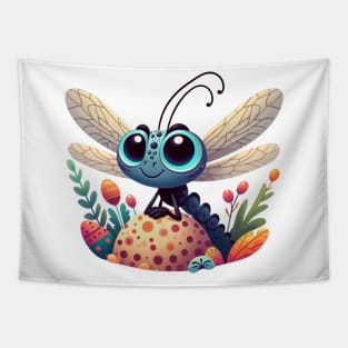 Cute Dragonfly Tapestry