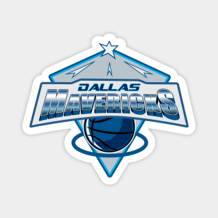 Dallas Mavericks Basketball Team Magnet