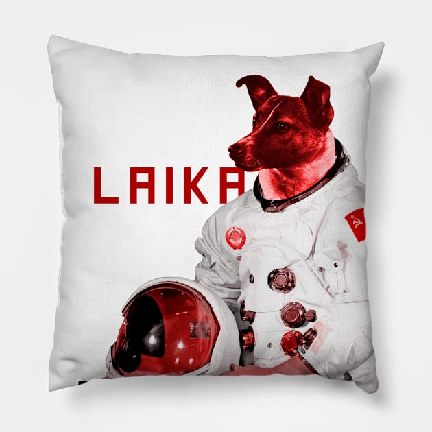 Laika Pillow by lucamendieta