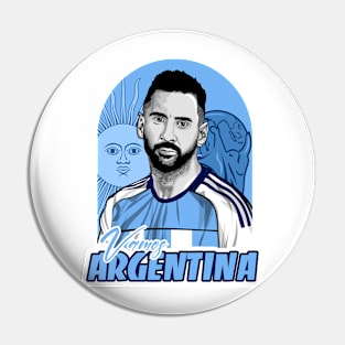 Let's go Argentina Pin