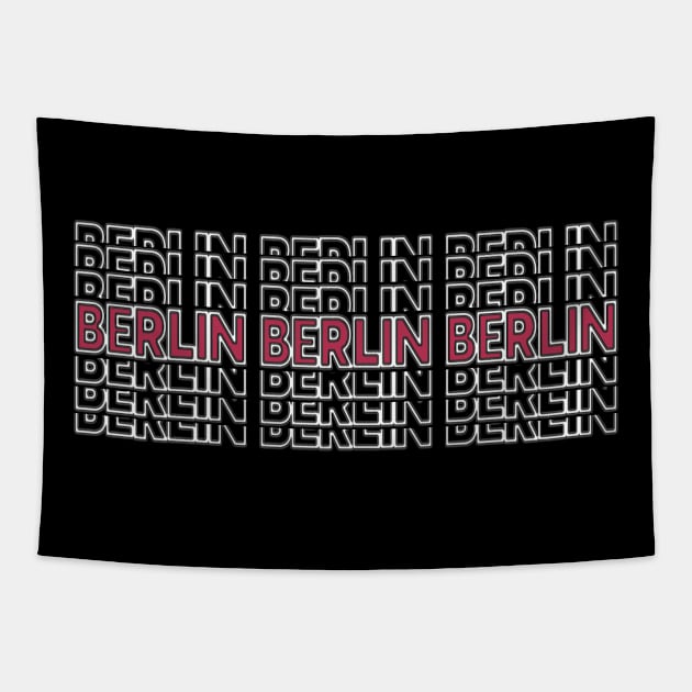 Berlin City Tapestry by DAGHO