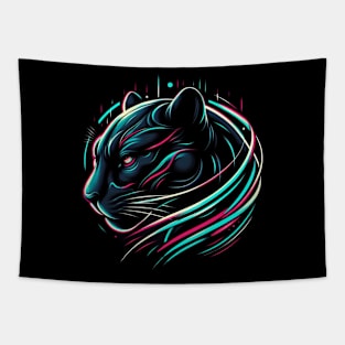 Panther Gaze Tapestry