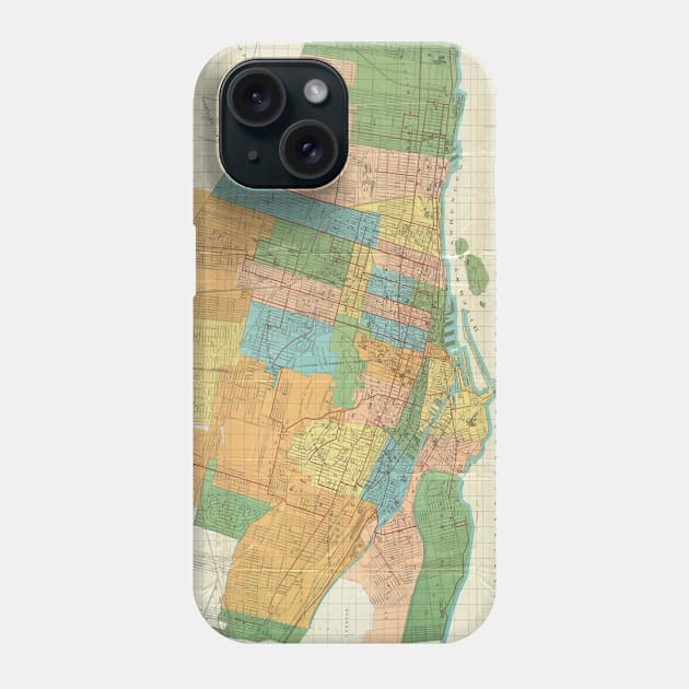 Vintage Map of Montreal (1920) Phone Case by Bravuramedia