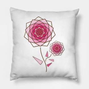 Crystal Flower 2 Pillow