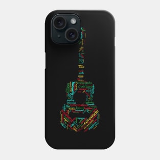 Guitar Grooves, Music's Heartbeat Phone Case