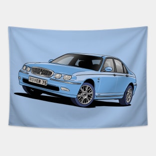 Rover 75 car in Wedgwood Blue Tapestry