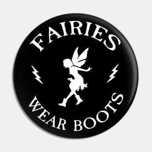 Fairies Wear Boots Song Title Pin