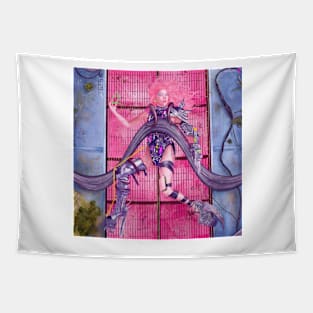 Chromaticas World - Plastic Girl Tapestry