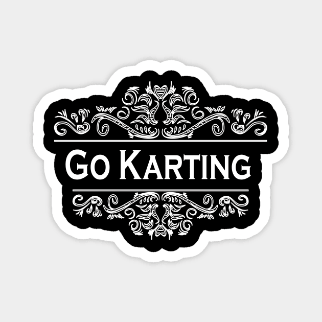 Sports Go Karting Magnet by Shop Ovov