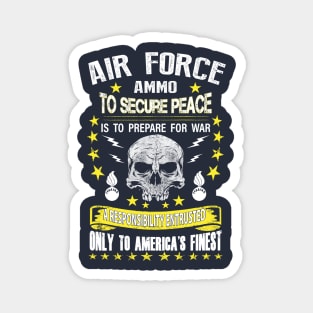 Air Force Ammo Secure Peace Magnet