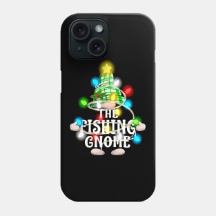 The Fishing Gnome Christmas Matching Family Shirt Phone Case