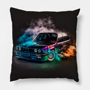 Rainbow Splash BMW 3 Pillow