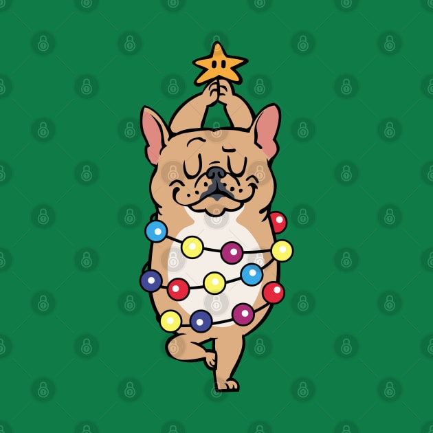 French Bulldog Merry Christmas by huebucket