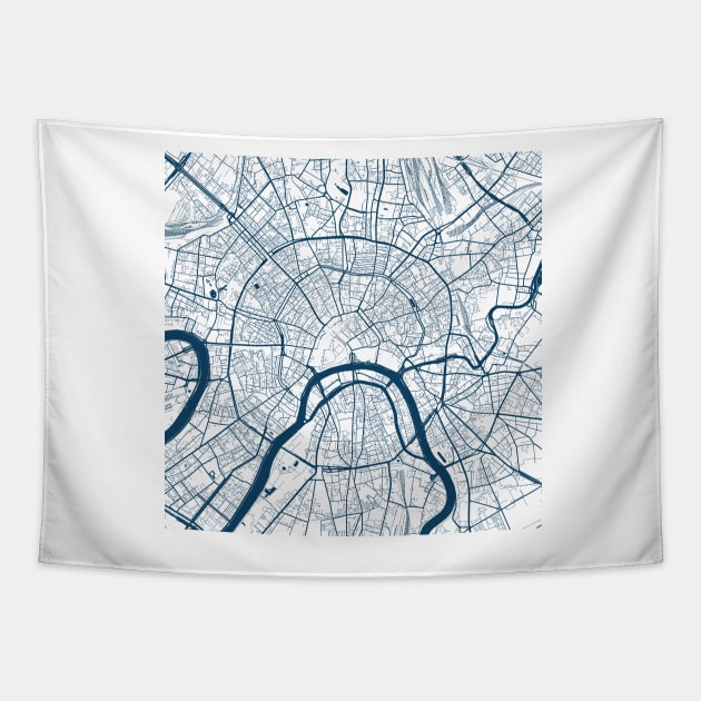 Kopie von Kopie von Kopie von Kopie von Kopie von Kopie von Kopie von Kopie von Kopie von Kopie von Kopie von Kopie von Kopie von Kopie von Kopie von Lisbon map city map poster - modern gift with city map in dark blue Tapestry by 44spaces