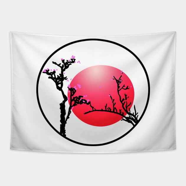 Sakura Tapestry by Damsos_store