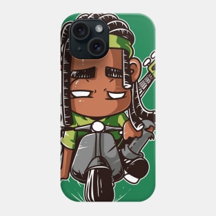 vespa reggae man Phone Case