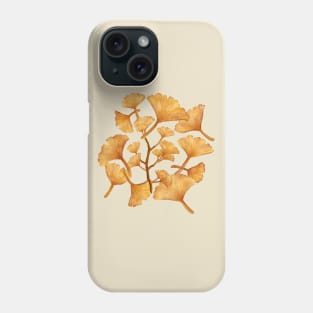 Ginkgo biloba leaves Phone Case