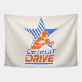 Defunct Detroit Drive Football AFL Tapestry