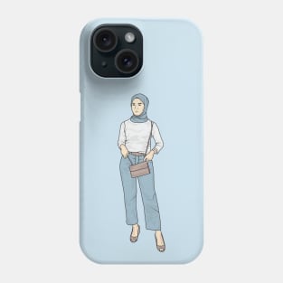 Sweet White and Blue Phone Case