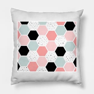 Marvelous honeycomb pastel Pillow