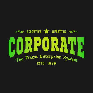 Cool Corporate Typography Style T-Shirt