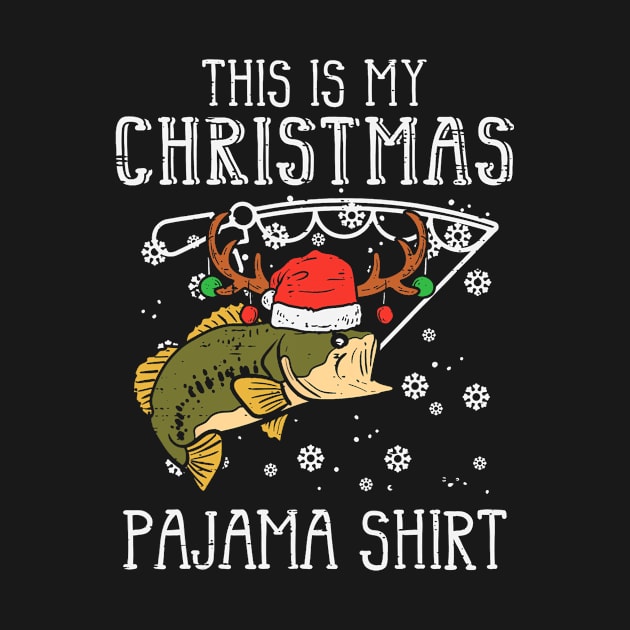 This Is My Christmas Pajama Fishing Xmas Dad by kasperek