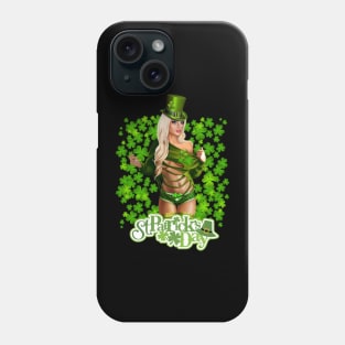 St Patricks Day Girl Anime women dress Phone Case