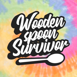 Wooden Spoon Survivor - Offensive Funny T-Shirt