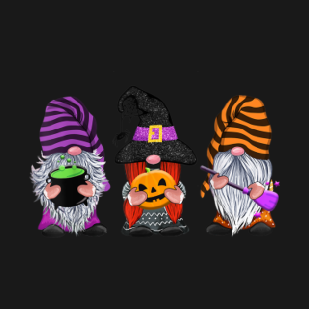 Halloween Gnomes Cute Autumn Pumpkin Fall Funny Holiday Gift Family
