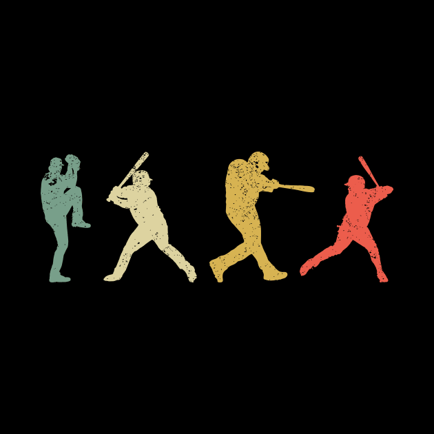 Baseball Catcher Pitcher Batter silhouette by ChrifBouglas